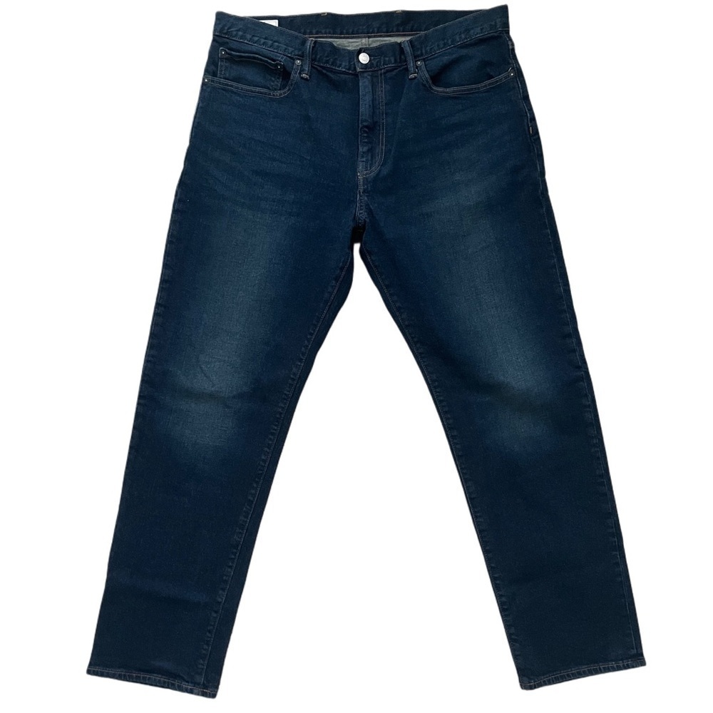 GAP MENS MEDIUM WASH STRAIGHT FIT GAPFLEX JEANS SZ 36x32 - Picture 2 of 7